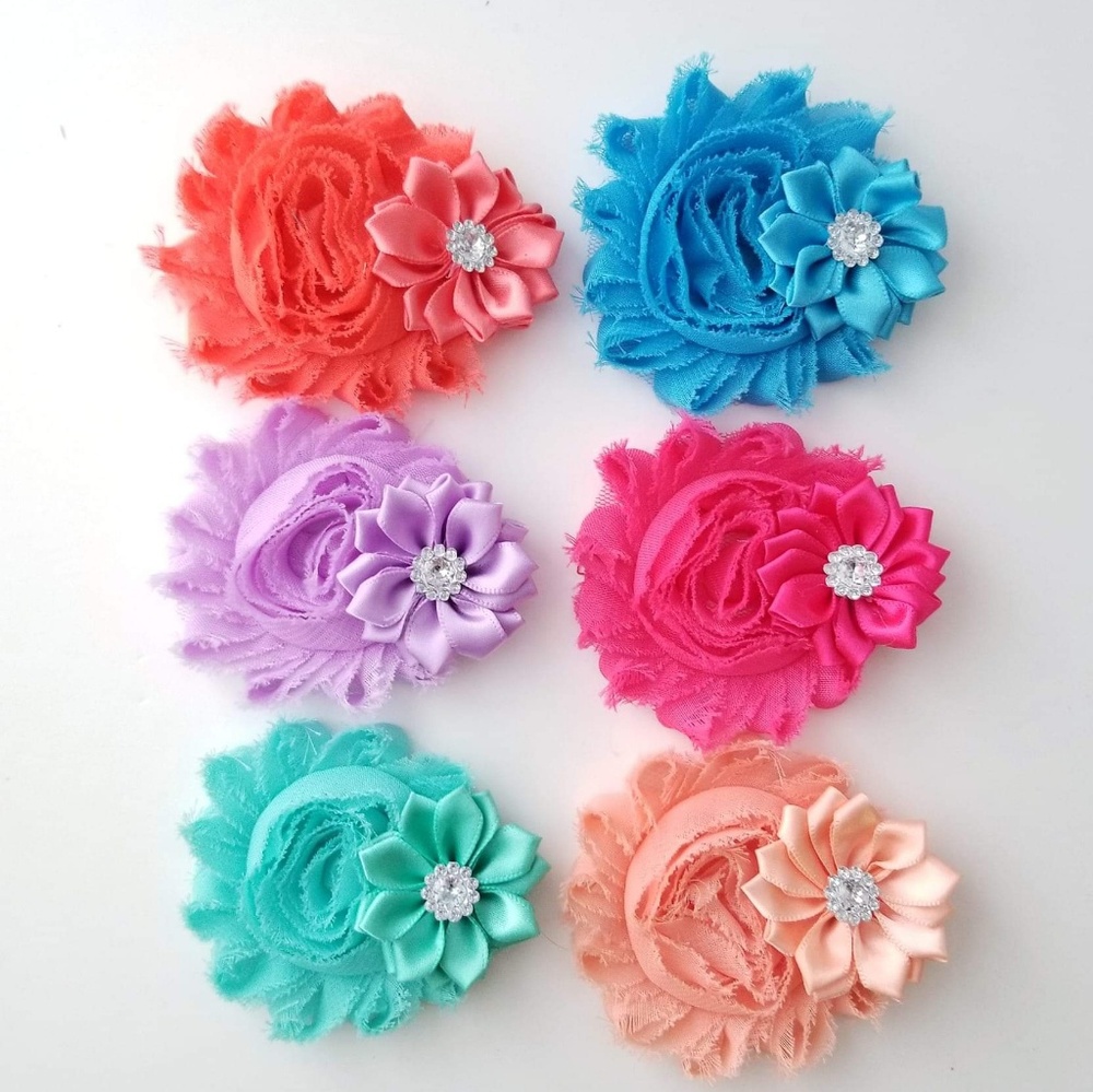 Set of 6 Summer Inspired Hair Clips